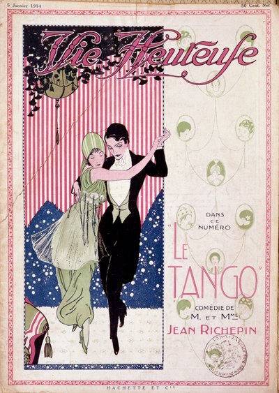 Le Tango, comédia do Sr. e da Sra. Jean Richepin - em "Happy Life" de 05/01/1914 de French School