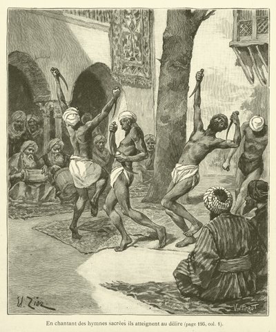 A Tekie (gravura) de French School