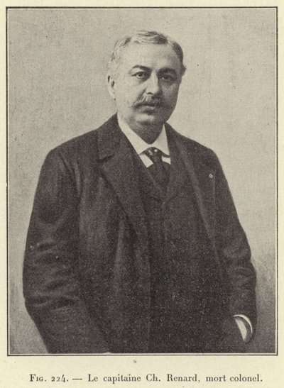 Capitão Ch Renard, morreu um coronel (gravura) de French School
