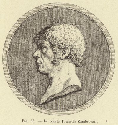 Conde François Zambeccari (gravura) de French School