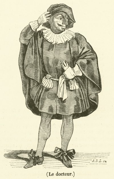 O médico (gravura) de French School