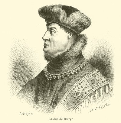 O Duque de Berry (gravura) de French School