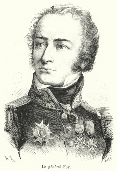 Le general Foy (gravura) de French School