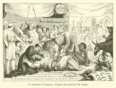 O moleiro tem o anel; depois de uma gravura de tempo de French School