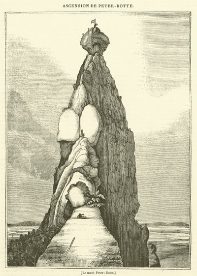 Monte Pedro-Botte (gravura) de French School