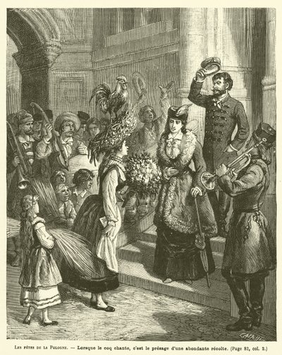 Festivais da Polónia (gravura) de French School