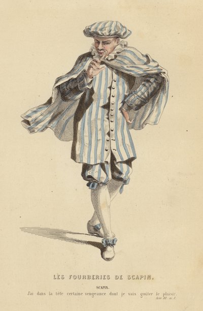 Os farrapos de Scapin de French School