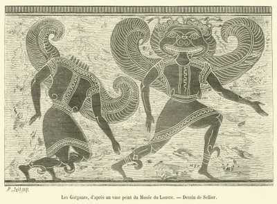 Les Gorgones (gravura) de French School