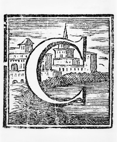 Letra C, em LEncyclopédie, 1a edição, 1752 de French School