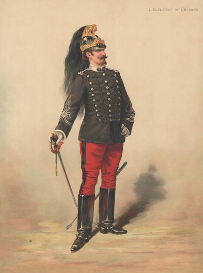 Tenente de dragões de French School