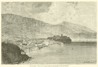 A ilha de Lipari (gravura) de French School
