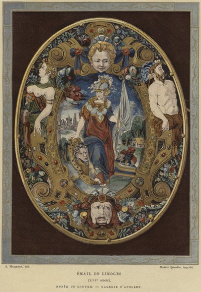 Esmalte de Limoges, Século XVI de French School