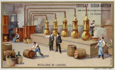 Destilaria de licores (chromolitho) de French School