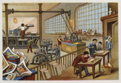 Litografia de French School