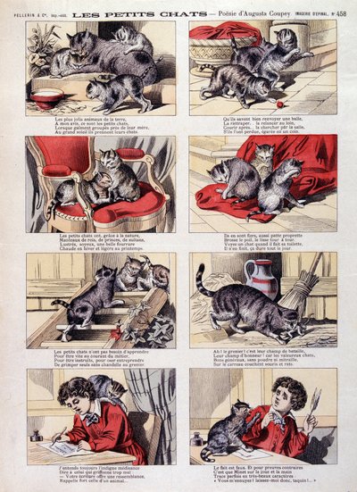 Gatinhos - Imagem epinal de French School
