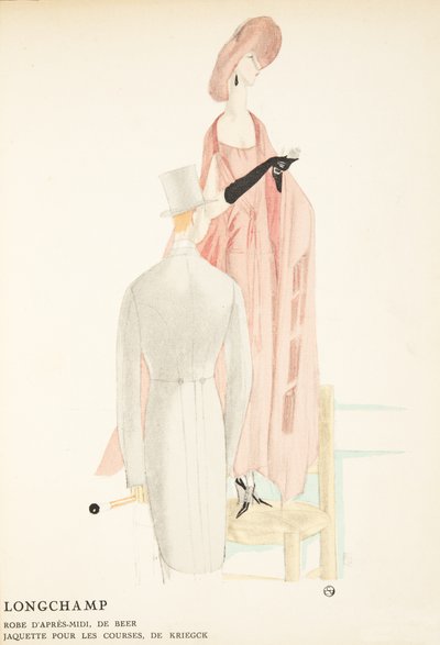 Longchamp, de uma coleção de pratos de moda de French School