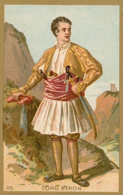Lord Byron, poeta inglês de French School
