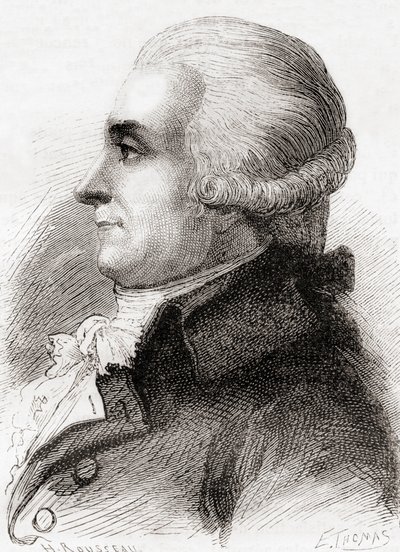 Louis-Bernard Guyton, Barão de Morveau, de Les Merveilles de la Science, publicado por volta de 1870 (gravura) de French School