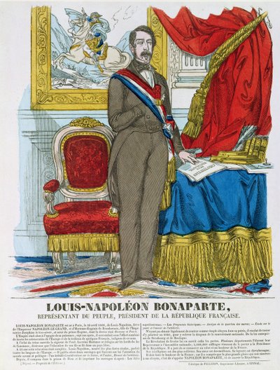 Louis-Napoleon Bonaparte (1808-1873) futuro Napoleão III de French School