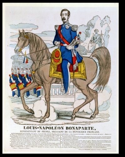 Luís Napoleão Bonaparte (1808-1873) futuro Napoleão III, 1849 de French School