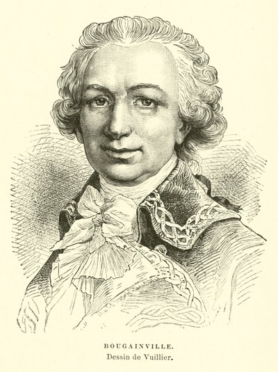 Louis Antoine de Bougainville, almirante e explorador francês de French School