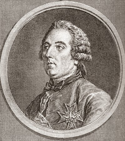 Louis Caesar de La Baume Le Blanc, duque de Vaujours, duque de La Valliere, 1708 1780. Nobre francês, bibliófilo e militar. Das horas livres publicadas 1908. de French School