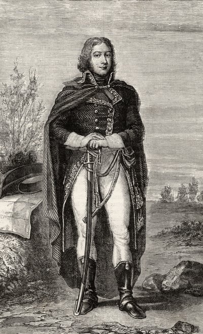 Louis Lazare Laroche, de "História da Revolução Francesa" por Louis Blanc (1811-82) de French School