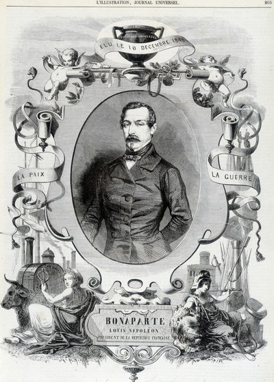 Louis Napoleon Bonaparte (Louis-Napoleon III), Presidente da República Francesa - Ill. de French School