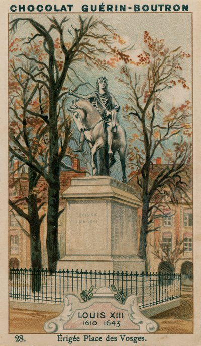 Louis XIII, 1610-1643, Erigee Place des Vosges de French School