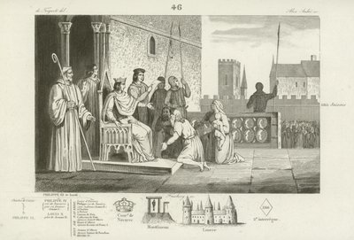 Luís X da França emancipa os servos, 1315 de French School