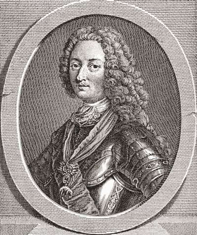 Louis de Orleans, duque de Orleans, 1703 1752. Duque de Orleans e membro da família real francesa. Das horas livres publicadas 1908. de French School