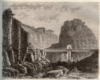 Lozere: rochers de STE-MADELEINE de French School