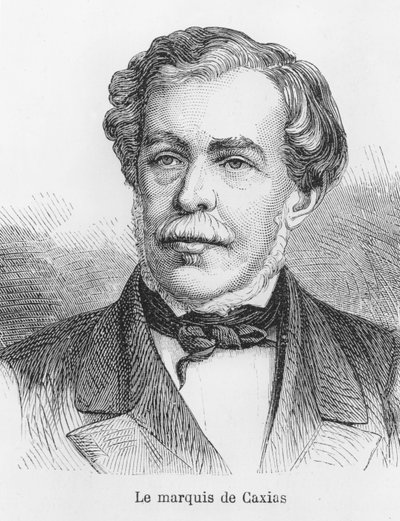 Luís Alves de Lima e Silva, Duke of Caxias (engraving) de French School