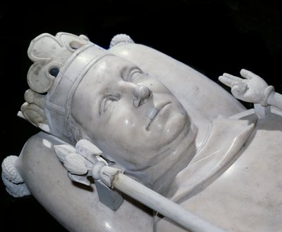 Visível em King Charles VI (1368-1422) Basílica de Saint Denis, Sain Denis de French School