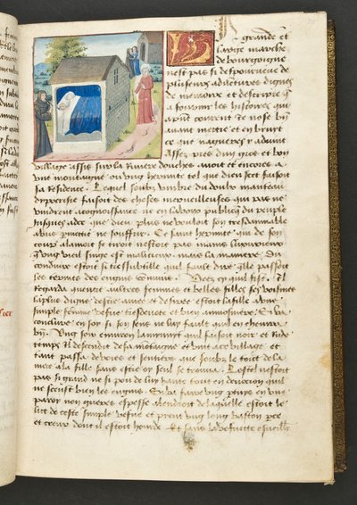MS Hunter 252 030r Página de Notícias de Cem Notícias, c.1461-62 de French School