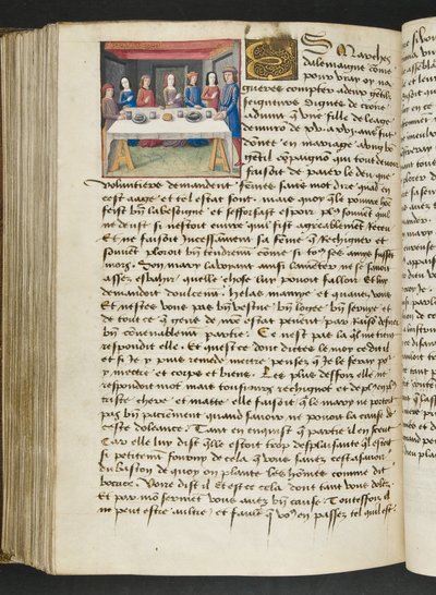 MS Hunter 252 168 Página Página de Notícias de Cem Notícias, c.1461-62 de French School