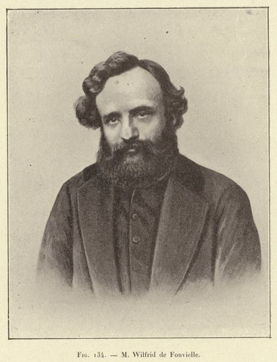 M Wilfrid de Fonvielle (gravura) de French School