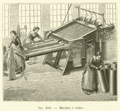Máquina de gravar a etaler (gravação) de French School