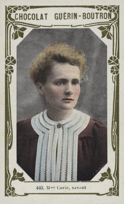 Madame Curie, savant (foto colorida) de French School