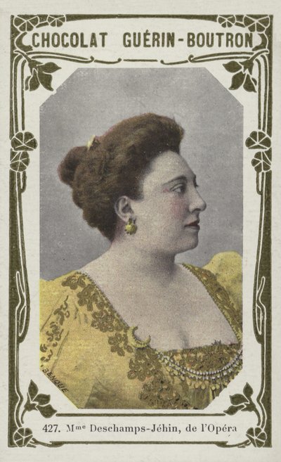 Madame Deschamps-Jehin, da Opera (foto colorida) de French School