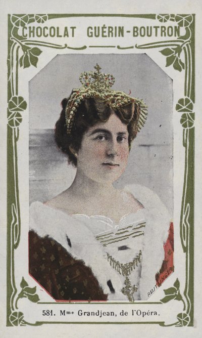 Madame Grandjean, da Opera (foto colorida) de French School
