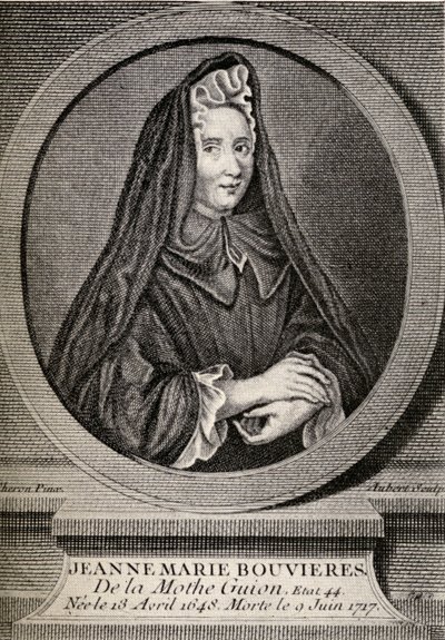 Madame Guyon (1648-1717) ilustração de &39;Pequenas jornadas para as casas de mulheres famosas&39;, publicado de 1897 de French School