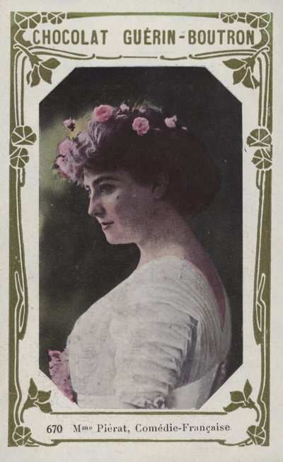 Madame Pierat, Comedie-Francaise (foto colorida) de French School