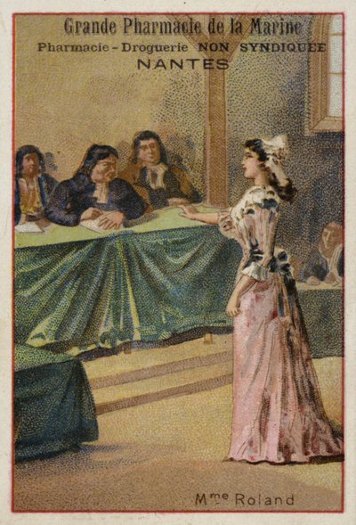 Madame Roland, Revolucionário Francês de French School