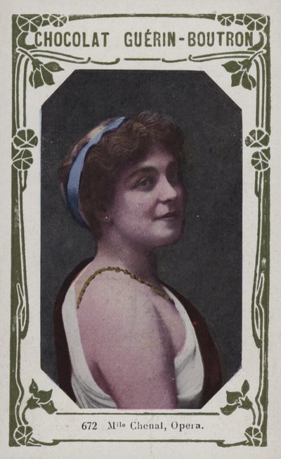 Mademoiselle Chenal, ópera (foto colorida) de French School