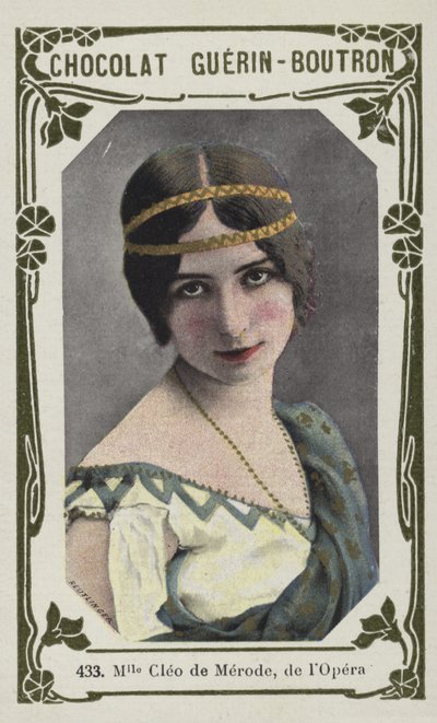 Miss Cleo de Merode, da Opera (foto colorida) de French School
