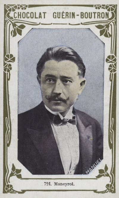 Maneyrol (foto colorida) de French School