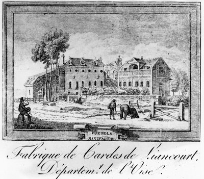Fabricação, Duke de la Rochefoucauld em Liancourt; Fábrica de Cordas de Liancourt, Dept de l