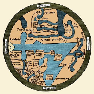 Mapa do Mundo Romano de French School