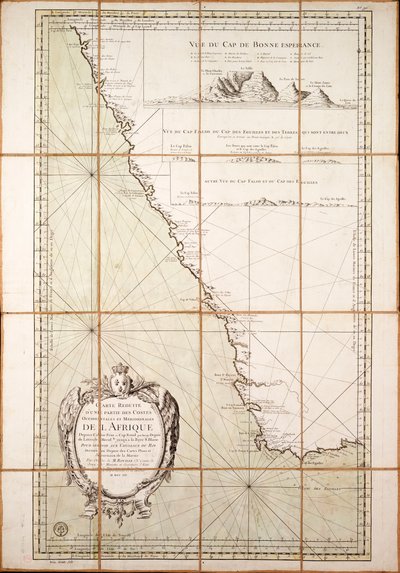 Mapa do sudoeste de África de French School